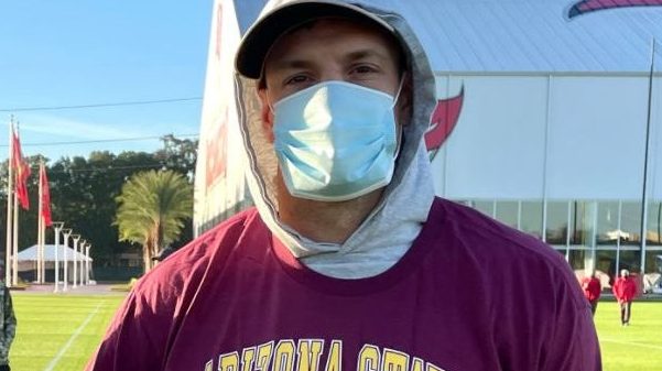 Arizona product Rob Gronkowski loses Territorial Cup bet with Sun Devil