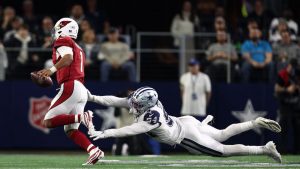 Watch: Cardinals QB Kyler Murray talks trash to Cowboys' Randy Gregory
