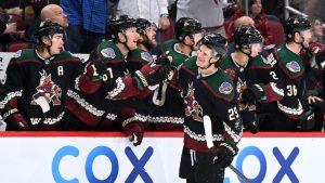 Coyotes' Barrett Hayton lights the lamp with dazzling puck-handling display