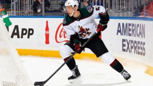 Arizona Coyotes sign rookie defenseman Dysin Mayo to 3-year contract