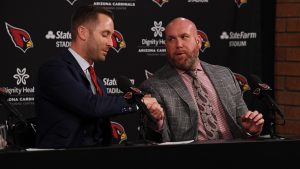 Arizona Cardinals extend GM Steve Keim, head coach Kliff Kingsbury