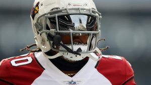 Cardinals' Marco Wilson pokes fun at cleat toss with Will Smith-Chris Rock meme