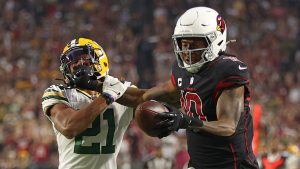 Cardinals' DeAndre Hopkins 'moving around a lot better than he was'