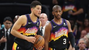 Suns title favorites again; Devin Booker, Chris Paul top 3 for Finals MVP