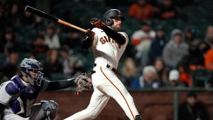 Giants' Luis Gonzalez mistaken for D-backs legend's son while growing up