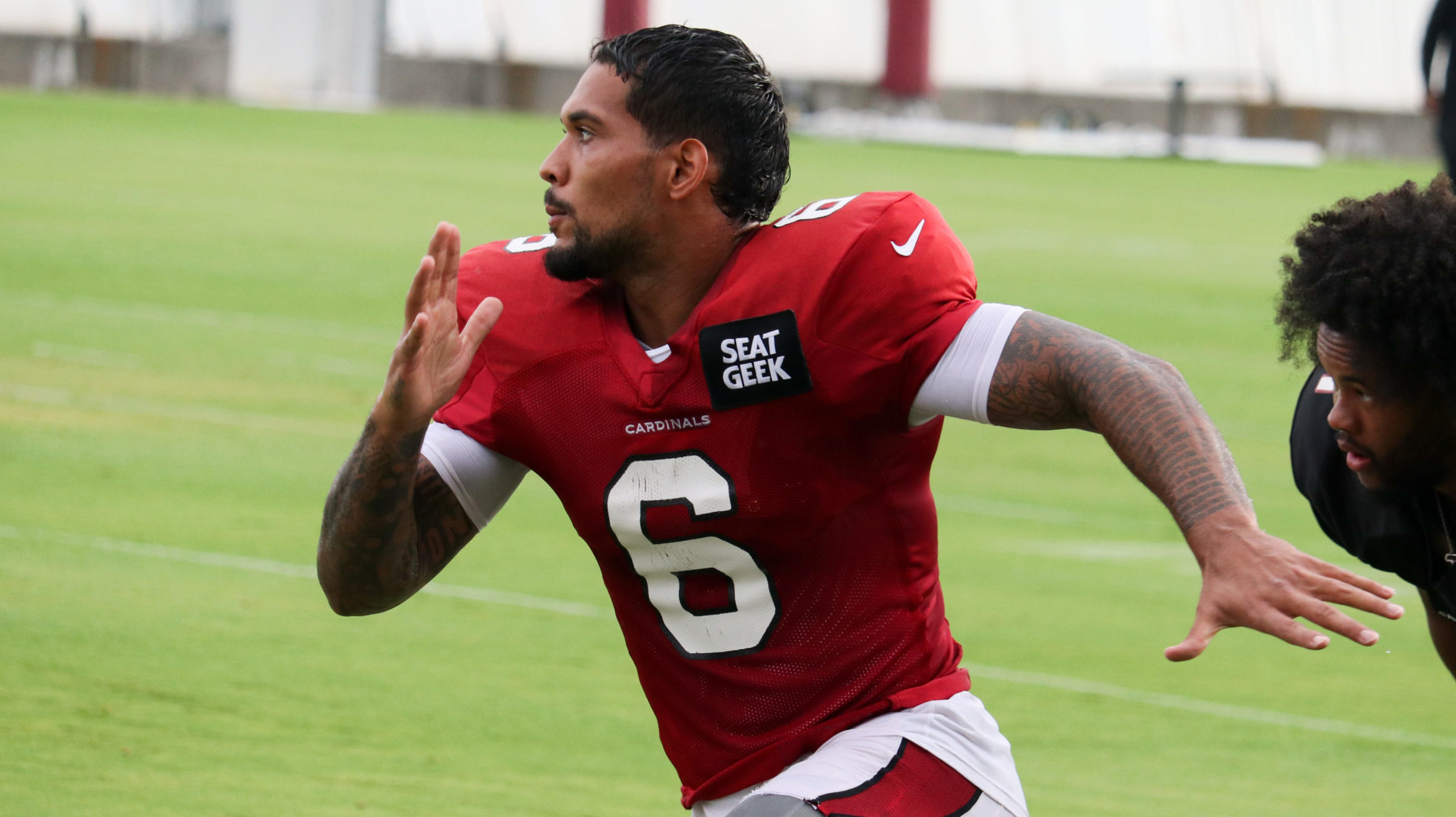 Arizona Cardinals RB James Conner (Tyler Drake/Arizona Sports)...