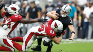 Arizona Cardinals' J.J. Watt records sack in standout return vs. Raiders