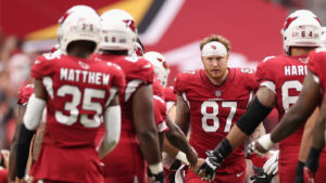 Arizona Cardinals TE Maxx Williams shed tears in return to game action