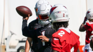 Hollywood Brown takes exception to Kelvin Beachum's comments on Kyler Murray