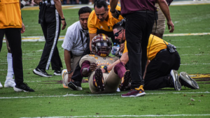 ASU QB Emory Jones leaves game after hit to head in 2nd quarter