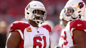 Rodney Hudson ruled out for 5th straight game vs. Seahawks