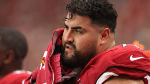 Cardinals OL Will Hernandez ejected vs. Panthers for pushing official