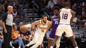 Suns' Duane Washington Jr. explodes with 16 points in 1st half vs. Heat