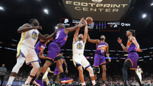 Phoenix Suns embrace chippy affair, stay level to take down Warriors