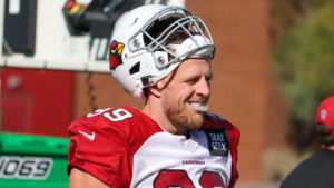 Jesse Luketa didn't let wisdom teeth stop him from scoring J.J. Watt jersey