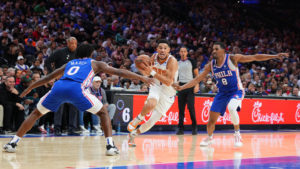 Phoenix Suns' offense stifled by Philadelphia 76ers' defense in loss