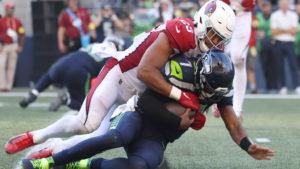 Cardinals' Zaven Collins returns 1st NFL interception for TD vs. Seahawks