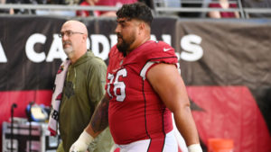 Arizona Cardinals place starting G Will Hernandez on IR, claim OL Davis