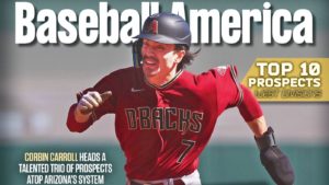 D-backs rookie OF Corbin Carroll makes front cover of Baseball America magazine