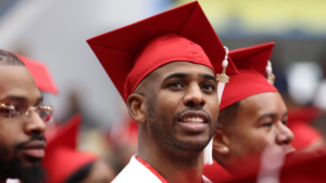 Chris Paul graduates from Winston-Salem State, gifts fellow classmates $2,500