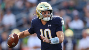 ASU quarterback Drew Pyne suffers hamstring injury during practice at Camp Tontozona