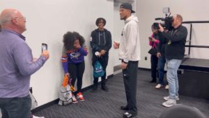 Phoenix Suns' Devin Booker surprises Make-A-Wish Arizona kid