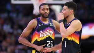 Devin Booker jokingly hints at reuniting with Mikal Bridges, Cam Johnson