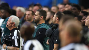 National Anthem leaves Eagles' Nick Sirianni in tears ahead of Super Bowl LVII