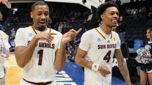 ASU posts season-best half vs. Nevada, advances in NCAA Tournament