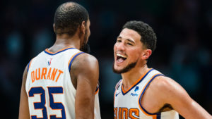 Kevin Durant and Devin Booker start white hot: By the numbers