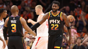 Suns' Deandre Ayton steps up on offense in 1st half of Game 5 vs. Clippers