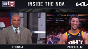 Shaq trolls Barkley as Booker adds to 40-point playoff game total