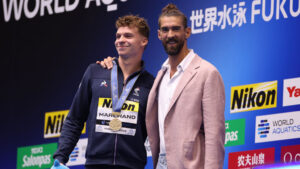 ASU swimmer Leon Marchand breaks Michael Phelps' 400-meter world record