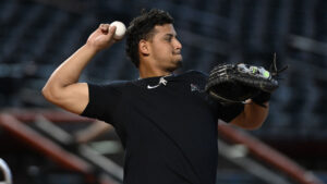 Diamondbacks' Gabriel Moreno progressing toward live game action