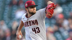 Below-the-belt: D-backs' Slade Cecconi picks up odd 1st MLB strikeout