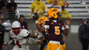 Jaden Rashada flashes deep ball in debut for Arizona State