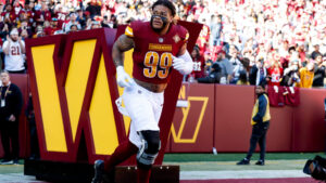Commanders DE Chase Young ruled out vs. Cardinals with neck injury