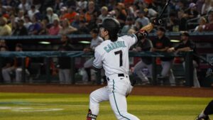 D-backs' Corbin Carroll accomplishes rare 25-home run, 50-stolen base season