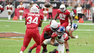 Arizona Cardinals S Jalen Thompson doesn't return after hamstring injury