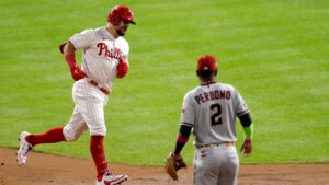 Diamondbacks show fight late, Phillies 'ambush' Zac Gallen to take NLCS lead