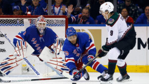 Keller tallies first goal but Coyotes fall to Rangers in New York