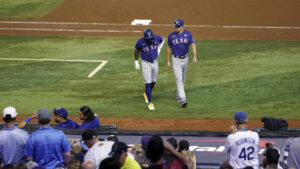 Rangers stars Adolis Garcia, Max Scherzer out for World Series against Diamondbacks