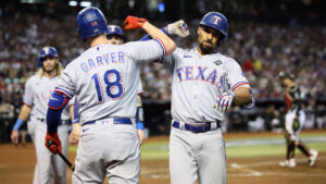 Texas Rangers hitting barrage blows open World Series Game 4 against Arizona Diamondbacks