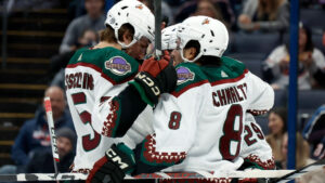 Coyotes hold on to beat Blue Jackets, Logan Cooley scores go-ahead goal