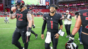 Cardinals' Kyler Murray 'adamant' about staying in down stretch of loss to Rams
