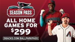 Arizona Diamondbacks offer 2024 season ticket pass for $299