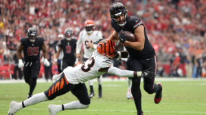 Gannon: Cardinals TE Geoff Swaim 'might not be able to go' vs. Bears