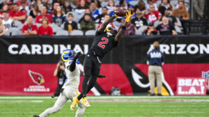 Cardinals' Hollywood Brown day to day with heel issue, 'in a good space mentally'