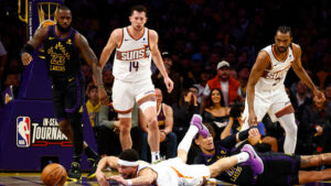 Phoenix Suns exit in-season tournament in controversial fashion vs. Lakers