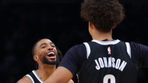 Suns welcome back Nets' Mikal Bridges, Cam Johnson with tribute video